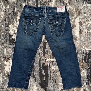 Super Low rise True Religion Capris